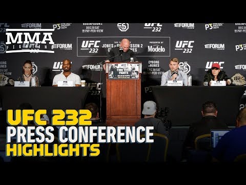 UFC 232 Press Conference Highlights – MMA Fighting