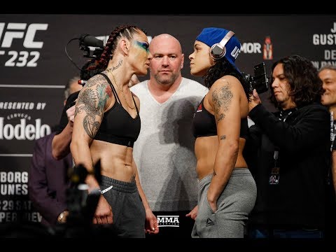 Cris Cyborg vs. Amanda Nunes UFC 232 Weigh-In Staredown – MMA Fighting