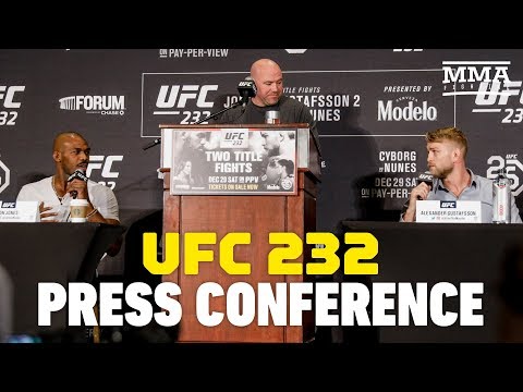 UFC 232: Jones vs. Gustafsson 2 Press Conference  – MMA Fighting