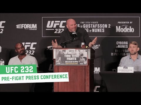 UFC 232: Jones vs. Gustafsson — Full Pre Fight Press Conference