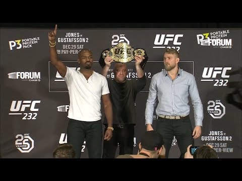 UFC 232: Pre-fight Press Conference Faceoffs