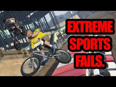 GTA 5 – EXTREME SPORTS FAILS – STUNTS FAILS #2