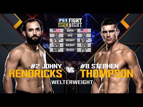 UFC Nashville Free Fight: Stephen Thompson vs Johny Hendricks