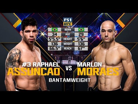 UFC Fortaleza Free Fight: Raphael Assuncao vs Marlon Moraes 1