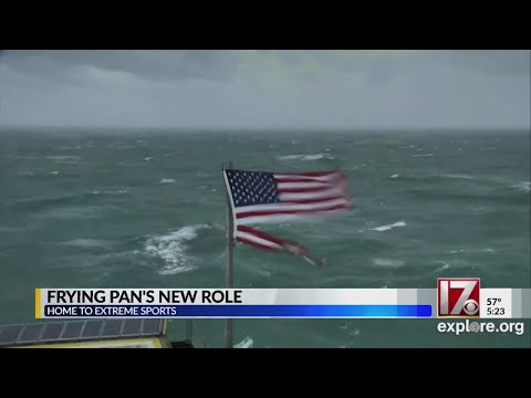 Frying Pan Tower off NC coast gets new role as extreme sports hub