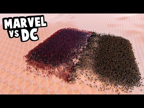 Marvel vs DC Comics Superheroes Fight – Who Wins? – Ultimate Epic Battle Simulator