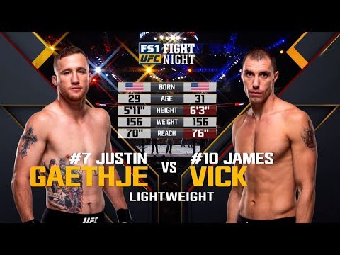 UFC Philadelphia Free Fight: Justin Gaethje vs James Vick