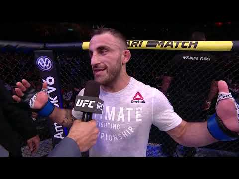 UFC 237: Alexander Volkanovski Octagon Interview