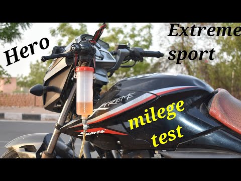 Hero Extreme sport milege test