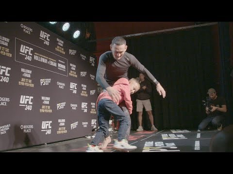 UFC 240: Open Workout Recap