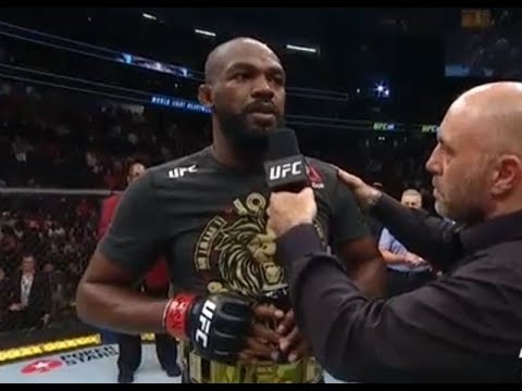 UFC 239: Jon Jones & Thiago Santos Octagon Interview