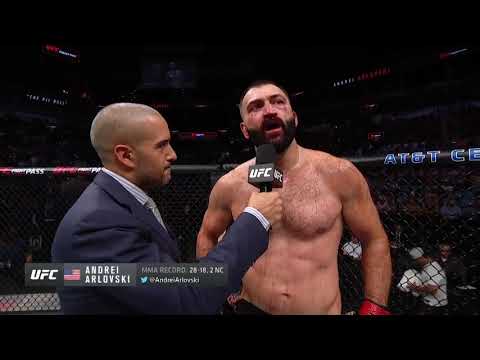 UFC San Antonio: Andrei Arlovski Octagon Interview