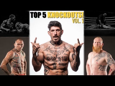 Top 5 KO'S! Bare Knuckle Fighting Championship | Vol 1