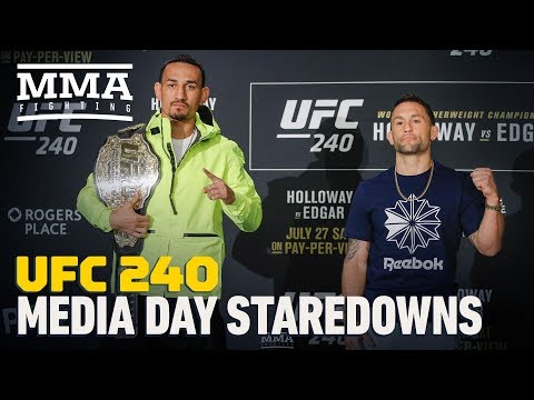 UFC 240 Media Day Staredowns – MMA Fighting