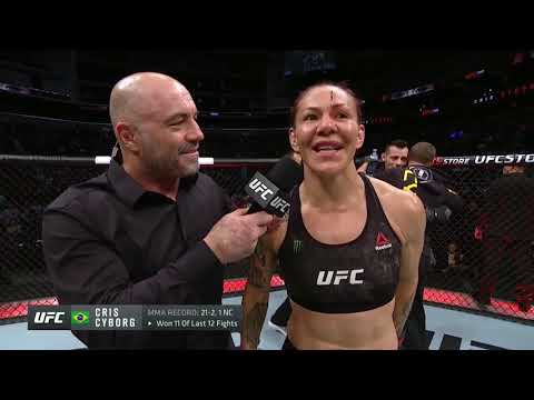 UFC 240: Cris Cyborg Octagon Interview