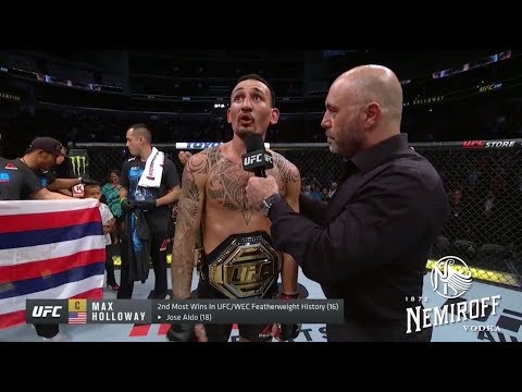 UFC 240: Max Holloway and Frankie Edgar Octagon Interviews