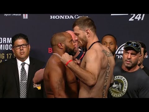 UFC 241: Weigh-in Faceoffs