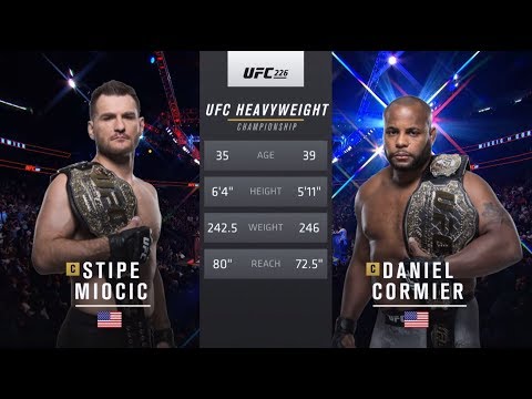 UFC 241 Free Fight: Daniel Cormier vs Stipe Miocic 1