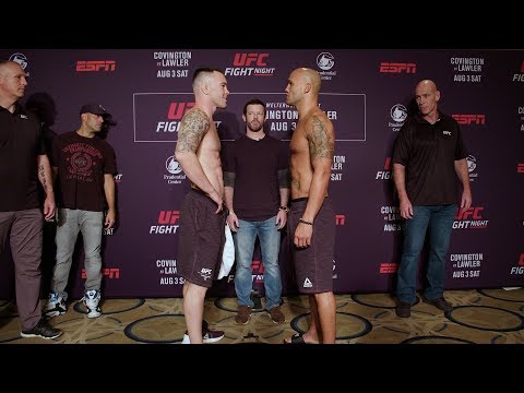 UFC Newark: Weigh-in Faceoffs