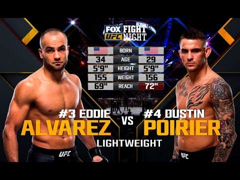 UFC 242 Free Fight: Dustin Poirier vs Eddie Alvarez 2