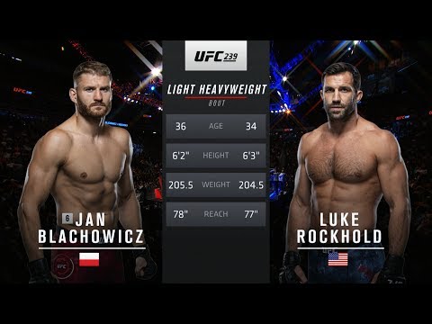 UFC São Paulo Free Fight: Jan Blachowicz vs Luke Rockhold