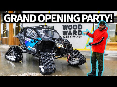 Ken Block Goes to Woodward Park City Grand Opening! Biggest Action Sports Fantasyland in the World??