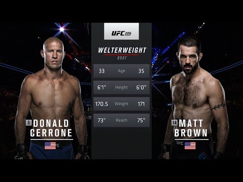 UFC 246 Free Fight: Donald Cerrone vs Matt Brown