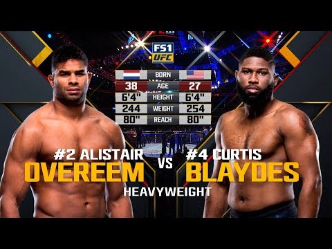 UFC Raleigh Free Fight: Curtis Blaydes vs Alistair Overeem