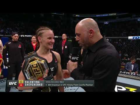 UFC 247: Valentina Shevchenko Octagon Interview