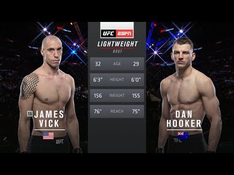 UFC Auckland Free Fight: Dan Hooker vs James Vick