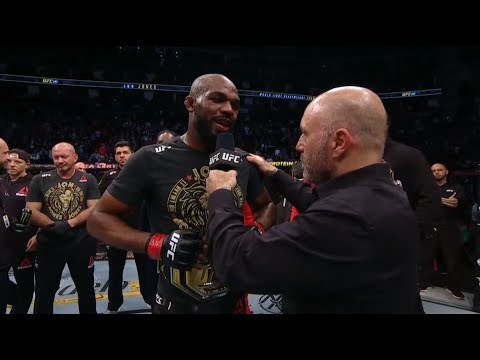 UFC 247: Jon Jones and Dominick Reyes Octagon Interview