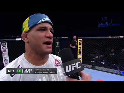 UFC Brasilia: Gilbert Burns Octagon Interview