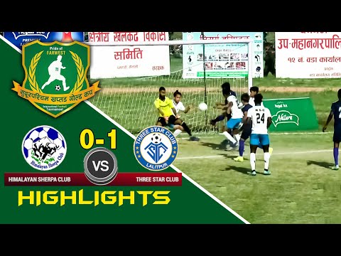 HIGHLIGHTS-HIMALYAN SHERPA CLUB VS THREE STAR CLUB | Nepal Ice 4th Farwest Khaptad Gold Cup 2076