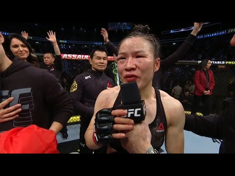 UFC 248: Zhang Weili & Joanna Jedrzejczyk Octagon Interviews