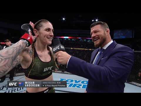 UFC Norfolk: Megan Anderson Octagon Interview