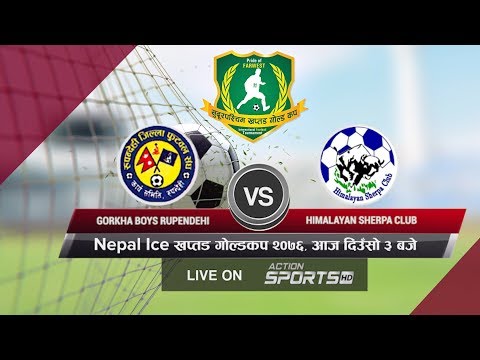 GORKHA BOYS RUPENDEHI VS HIMALYAN SHERPA CLUB | Nepal Ice 4th Farwest Khaptad Gold Cup 2076