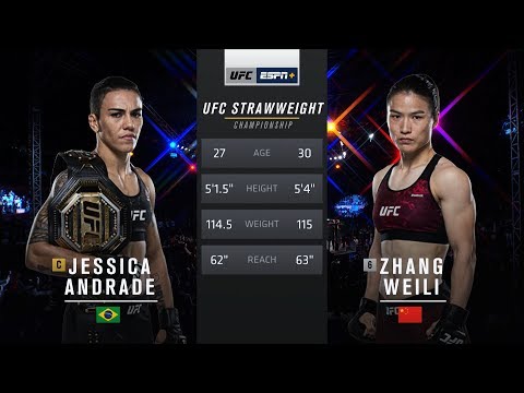 UFC 248 Free Fight: Zhang Weili vs Jessica Andrade