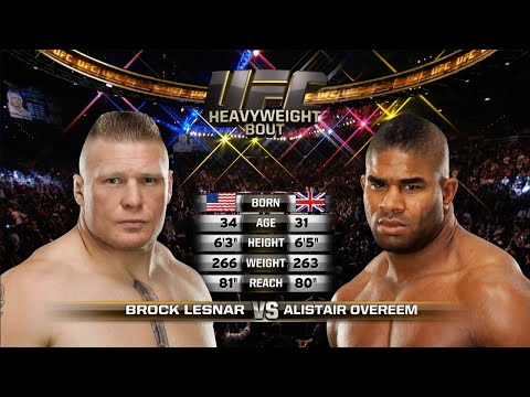 Free Fight: Alistair Overeem vs Brock Lesnar