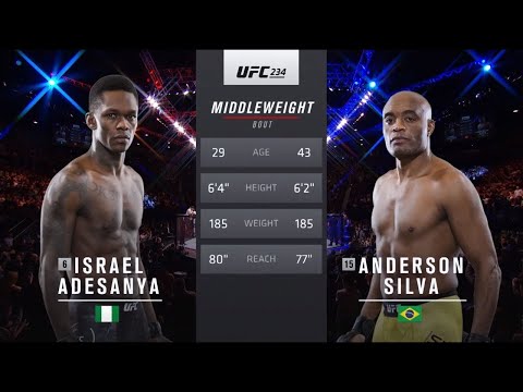 Free Fight: Israel Adesanya vs Anderson Silva | UFC 234, 2019