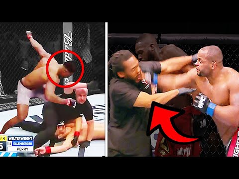 10 Times UFC Fighters LOST CONTROL in the Ring!