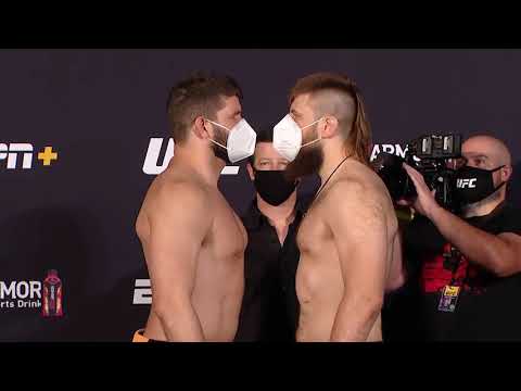 UFC Vegas 4: Weigh-in Faceoffs