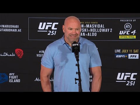 Dana White talks UFC 251 trends, Masvidal stepping in, Fight Island and more