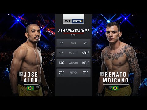 UFC 251 Free Fight: Jose Aldo vs Renato Moicano