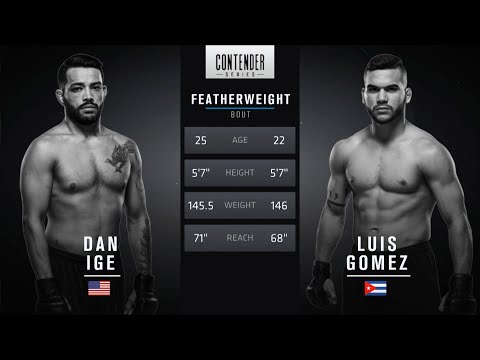 Fight Island Free Fight: Dan Ige vs Luis Gomez