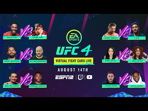 EA SPORTS UFC Virtual Fight Card LIVE