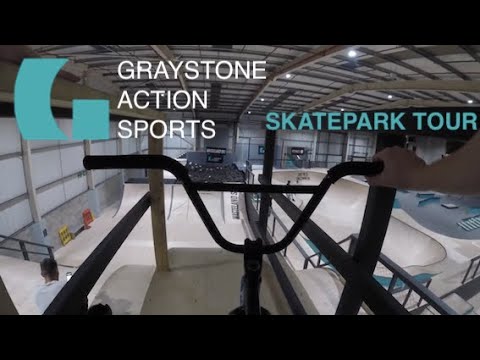 GRAYSTONE ACTION SPORTS SKATEPARK TOUR. (GoPro BMX)