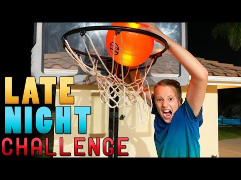 EXTREME SPORTS CHALLENGES AT NIGHT!