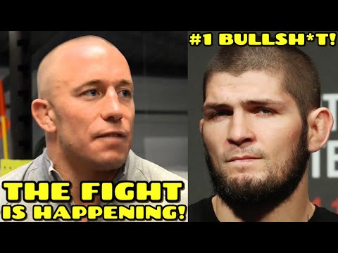 NEW DETAILS on Georges St. Pierre vs Khabib: "The fight IS HAPPENING, GSP is GOING TO BEAT Khabib!"