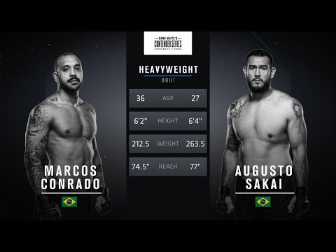 Free Fight: Augusto Sakai vs Marcos Conrado