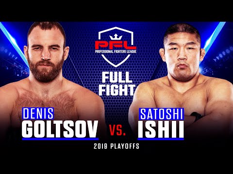 Full Fight | Denis Goltsov vs Satoshi Ishii (Heavyweight Quarterfinals) | 2019 PFL Playoffs